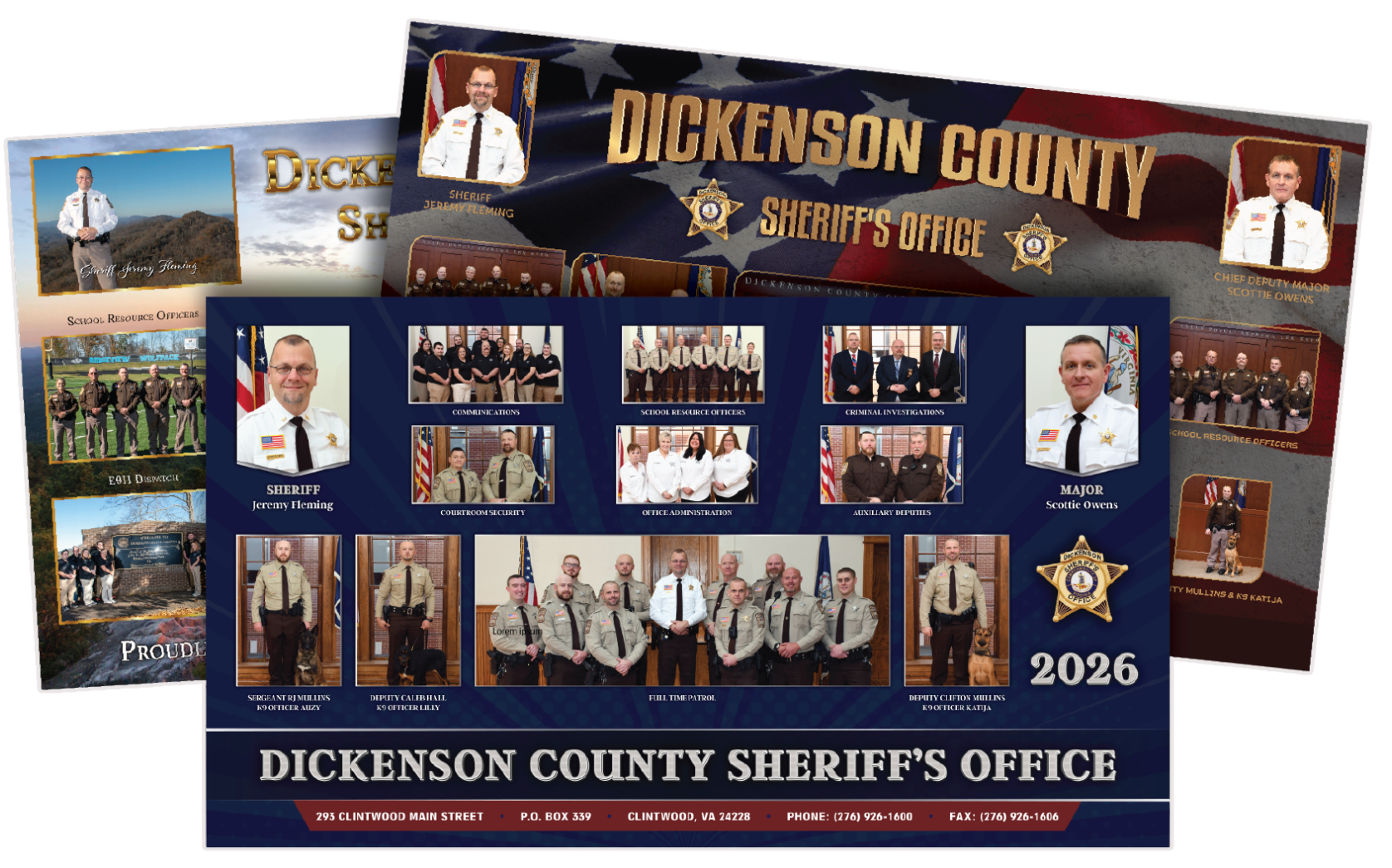 Dickenson Calendar examples.